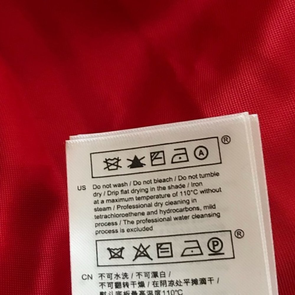 Claudie Pierlot Red Gamin Contrast Trim Tweed Coat Jacket Size 4 - Picture 15 of 15